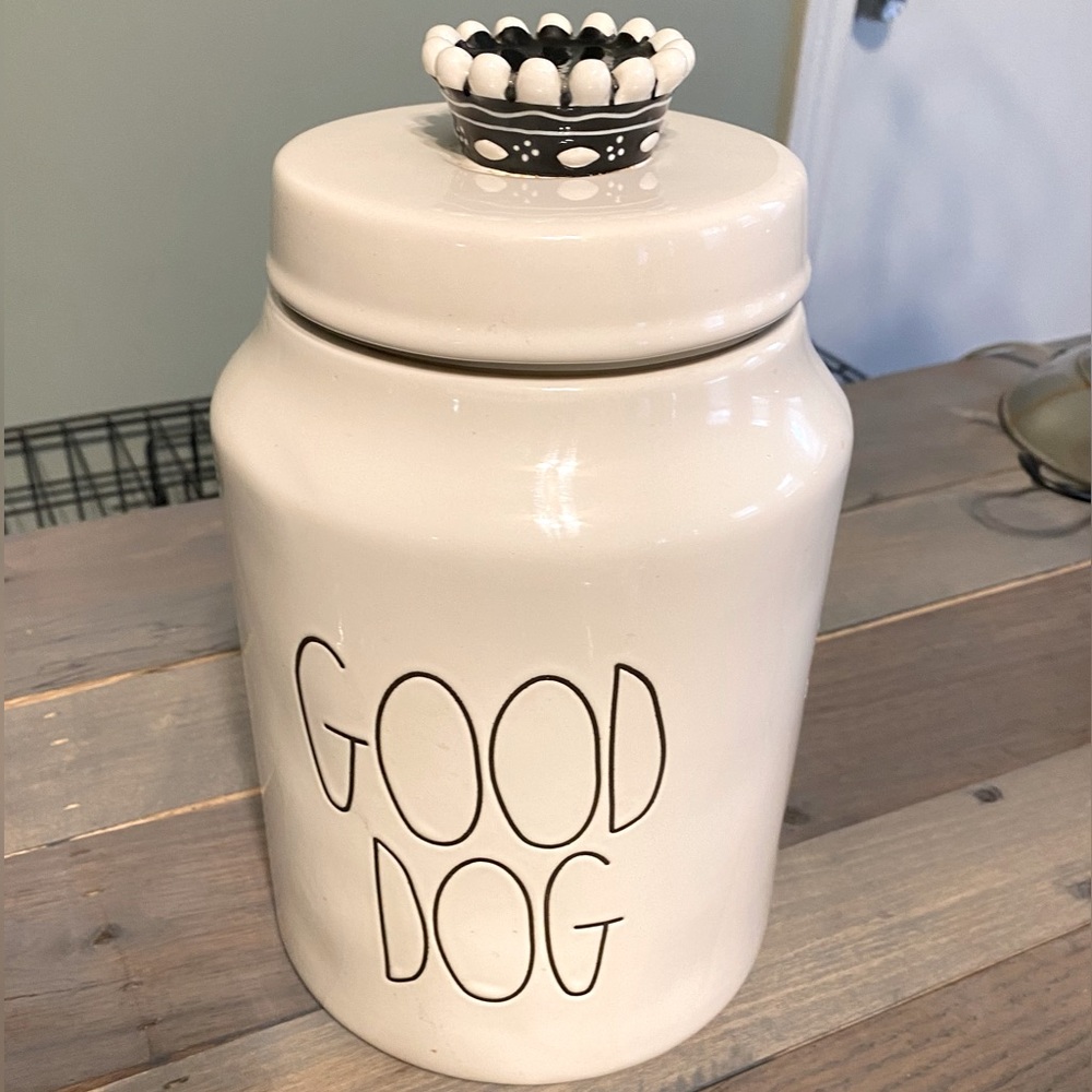 Rae Dunn by magenta large dog treat canister